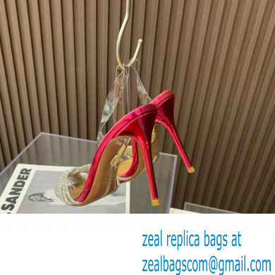 Aquazzura Heel 10.5cm Gatsby Sling PVC Slingback 03 2023 - Click Image to Close