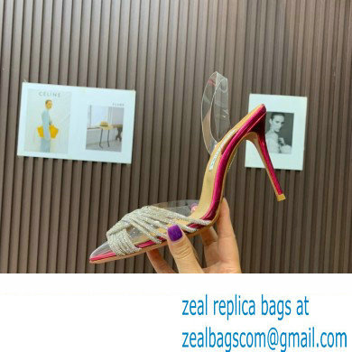 Aquazzura Heel 10.5cm Gatsby Sling PVC Slingback 03 2023 - Click Image to Close