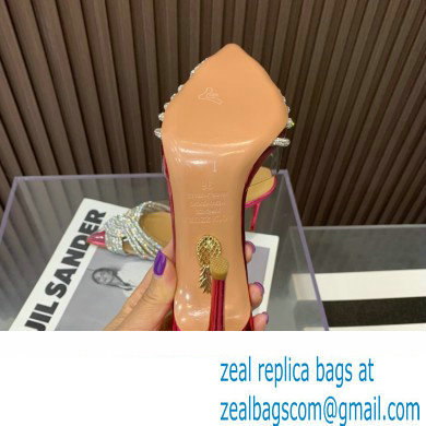 Aquazzura Heel 10.5cm Gatsby Sling PVC Slingback 03 2023 - Click Image to Close