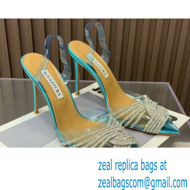 Aquazzura Heel 10.5cm Gatsby Sling PVC Slingback 04 2023