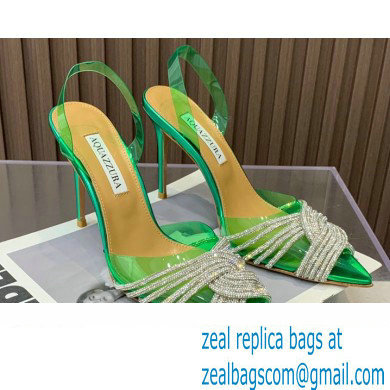 Aquazzura Heel 10.5cm Gatsby Sling PVC Slingback 06 2023