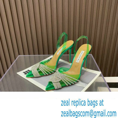 Aquazzura Heel 10.5cm Gatsby Sling PVC Slingback 06 2023