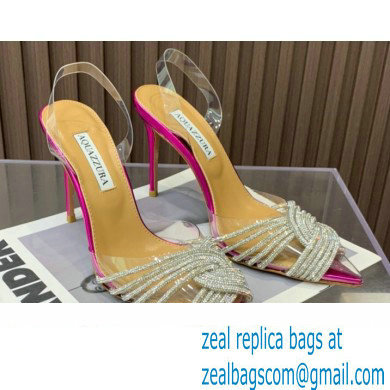 Aquazzura Heel 10.5cm Gatsby Sling PVC Slingback 07 2023