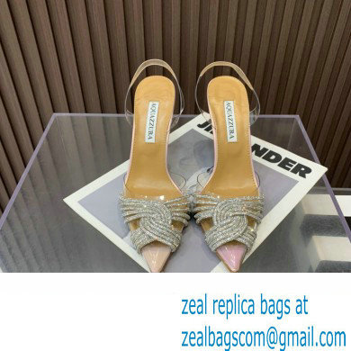 Aquazzura Heel 10.5cm Gatsby Sling PVC Slingback 08 2023