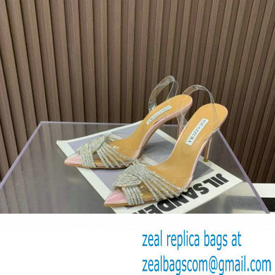 Aquazzura Heel 10.5cm Gatsby Sling PVC Slingback 08 2023