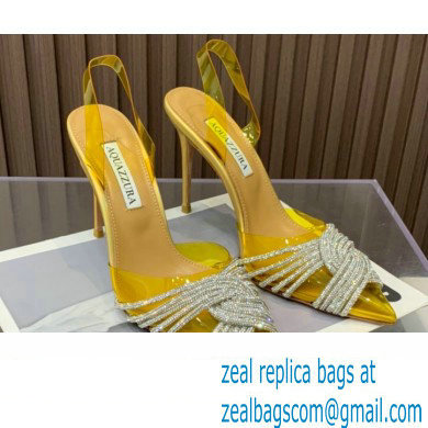 Aquazzura Heel 10.5cm Gatsby Sling PVC Slingback 09 2023