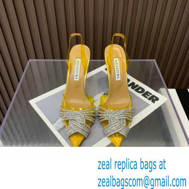 Aquazzura Heel 10.5cm Gatsby Sling PVC Slingback 09 2023