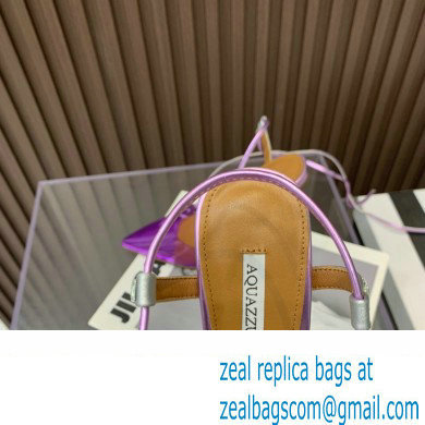 Aquazzura Heel 11.5cm Rock Chic PVC Pumps Purple 2023