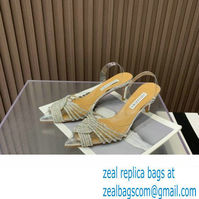 Aquazzura Heel 6.5cm Gatsby Sling PVC Slingback 01 2023