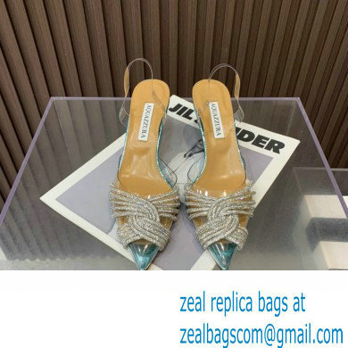 Aquazzura Heel 6.5cm Gatsby Sling PVC Slingback 02 2023