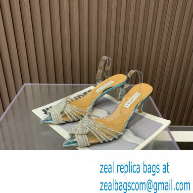 Aquazzura Heel 6.5cm Gatsby Sling PVC Slingback 02 2023 - Click Image to Close