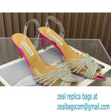 Aquazzura Heel 6.5cm Gatsby Sling PVC Slingback 06 2023 - Click Image to Close