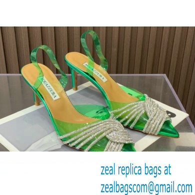 Aquazzura Heel 6.5cm Gatsby Sling PVC Slingback 07 2023