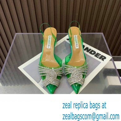Aquazzura Heel 6.5cm Gatsby Sling PVC Slingback 07 2023 - Click Image to Close