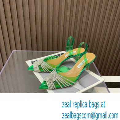 Aquazzura Heel 6.5cm Gatsby Sling PVC Slingback 07 2023 - Click Image to Close