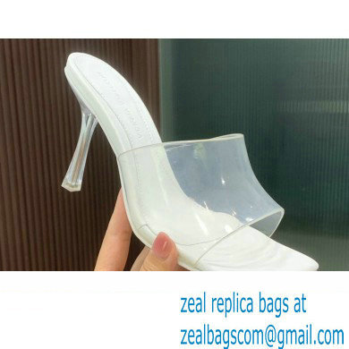Bottega Veneta Heel Clear rubber Stretch Mules GLASS 2023