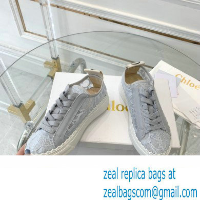 Chloe Lace Lauren low-top sneakers Gray 2023