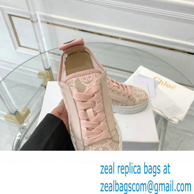 Chloe Lace Lauren low-top sneakers Pink 2023 - Click Image to Close