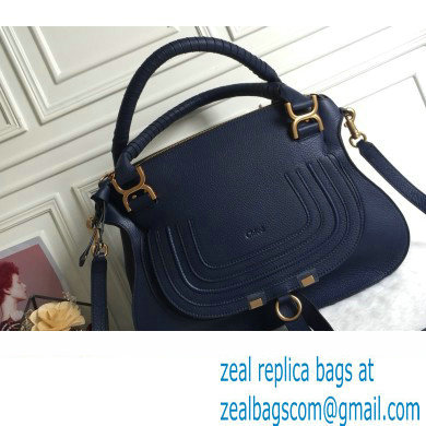 Chloe Marcie double carry bag Blue