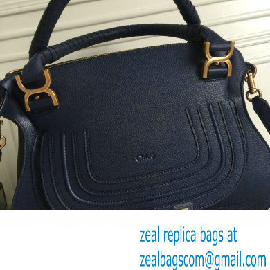 Chloe Marcie double carry bag Blue