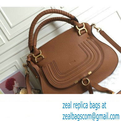 Chloe Marcie double carry bag Brown