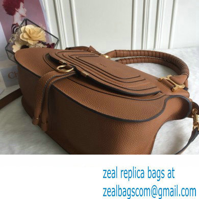 Chloe Marcie double carry bag Brown