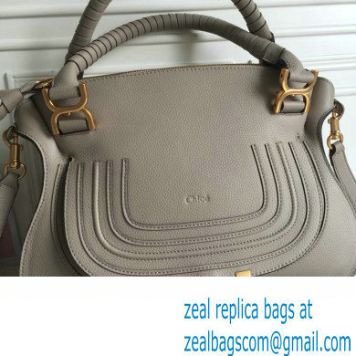 Chloe Marcie double carry bag Light Gray - Click Image to Close