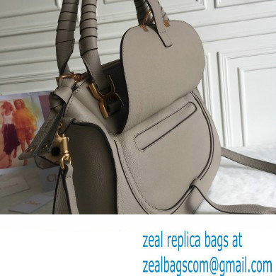 Chloe Marcie double carry bag Light Gray - Click Image to Close