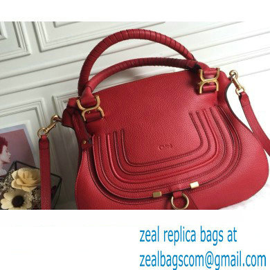 Chloe Marcie double carry bag Red