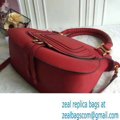 Chloe Marcie double carry bag Red