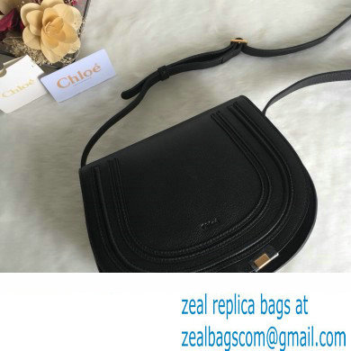 Chloe Marcie small/Medium saddle bag Black - Click Image to Close