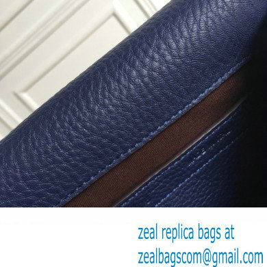 Chloe Marcie small/Medium saddle bag Blue - Click Image to Close