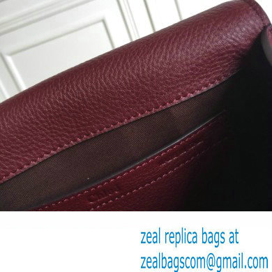 Chloe Marcie small/Medium saddle bag Burgundy