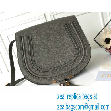 Chloe Marcie small/Medium saddle bag Gray