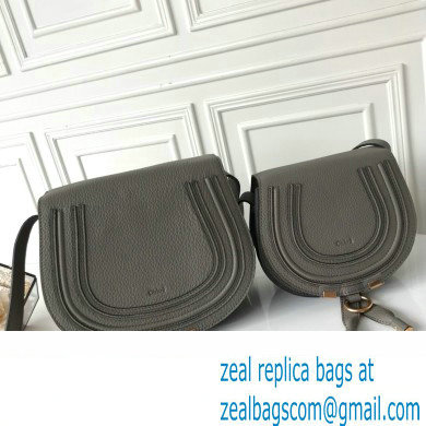 Chloe Marcie small/Medium saddle bag Gray