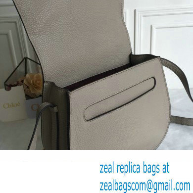 Chloe Marcie small/Medium saddle bag Light Gray