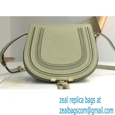 Chloe Marcie small/Medium saddle bag Light Green - Click Image to Close