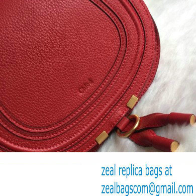 Chloe Marcie small/Medium saddle bag Red