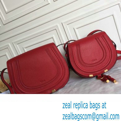 Chloe Marcie small/Medium saddle bag Red