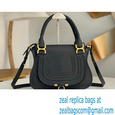 Chloe Marcie small double carry bag Black - Click Image to Close