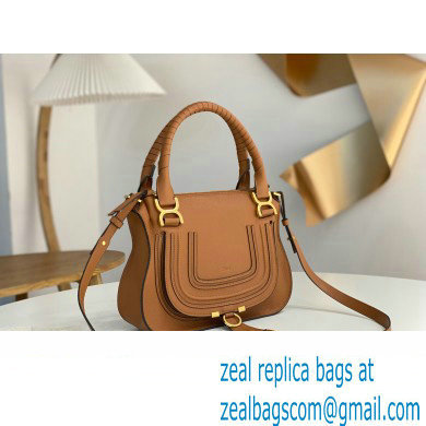 Chloe Marcie small double carry bag Brown