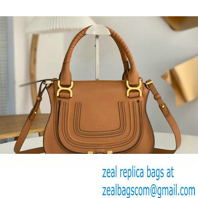 Chloe Marcie small double carry bag Brown