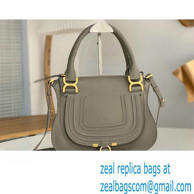Chloe Marcie small double carry bag Gray - Click Image to Close