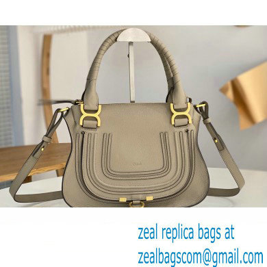 Chloe Marcie small double carry bag Light Gray - Click Image to Close