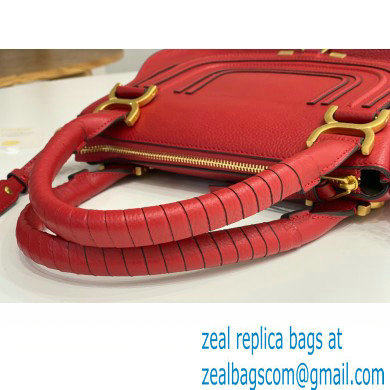 Chloe Marcie small double carry bag Red