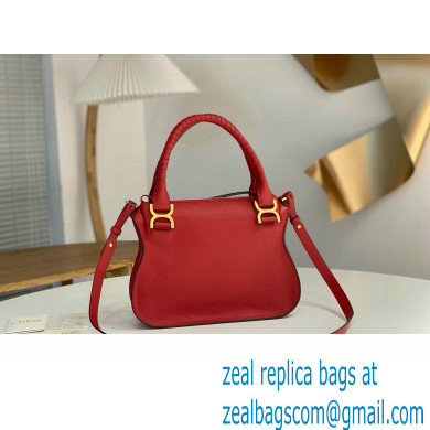 Chloe Marcie small double carry bag Red