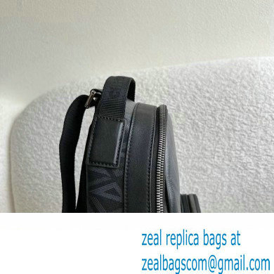Dior Black CD Diamond Canvas Mini Rider Sling Bag 2023