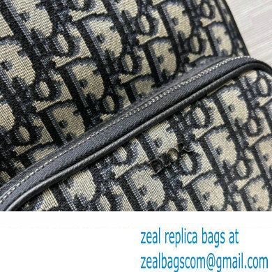 Dior Essentials Beige and Black Dior Oblique Jacquard Mini Rider Sling Bag 2023