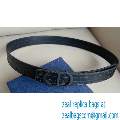 Dior Width 3.4cm CD Icon Reversible Belt 04 2023