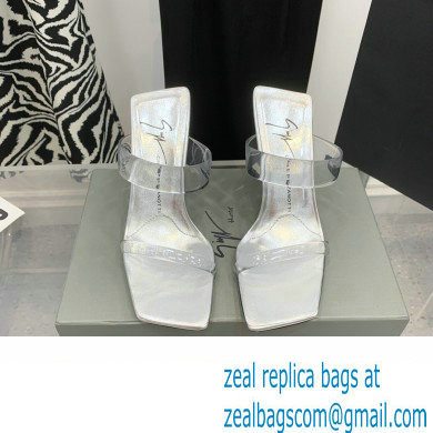 Giuseppe Zanotti Heel 8.5cm Florance Plexi PVC Mules 01 2023